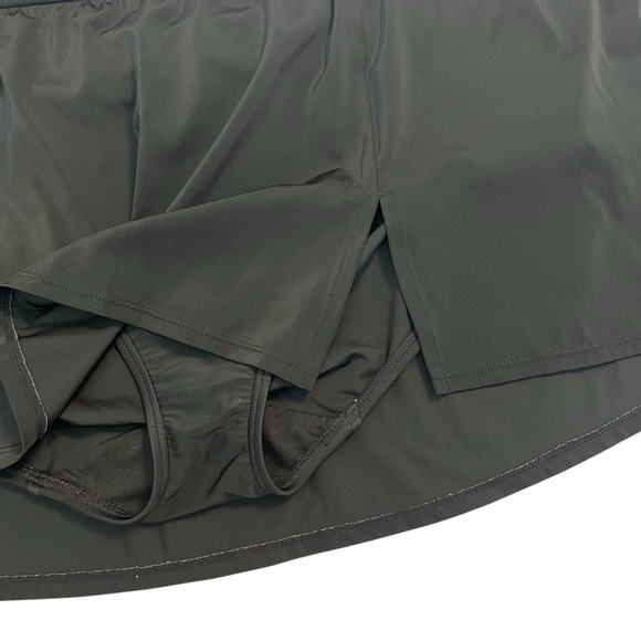 Swim by Cacique Black High Waist Swim Skirt Plus 24W Built-In Briefs Modest - Picture 2 of 6